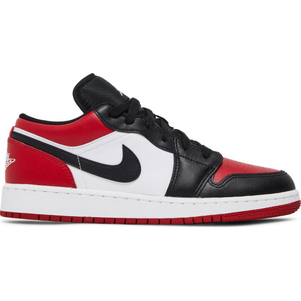 Air Jordan 1 Low Gs Bred Toe 553560-612